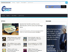 Tablet Screenshot of caderno040.com